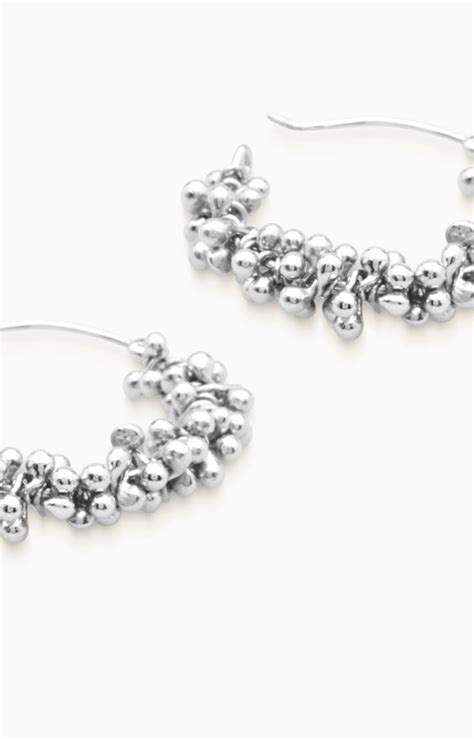 Cherrie Hoops Mini Silver Linden Cook Jewellery