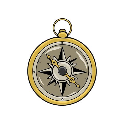 Premium Vector Compass Illustration Vintage Style