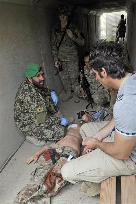 Us Medics Train Afghan Medics On Life Saving Skills Article The