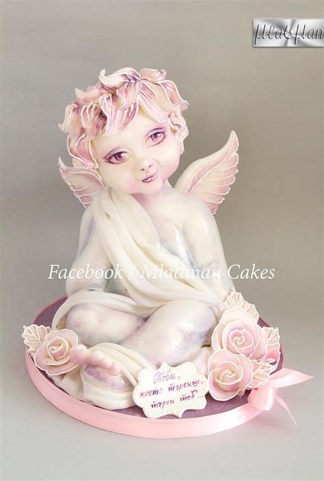 D Angel Cake Decorated Cake By Mladman Cakesdecor