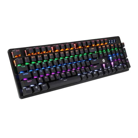 HP Teclado Mecánico Gamer GK100 RGB Aluminio Español Qwerty ETCHILE