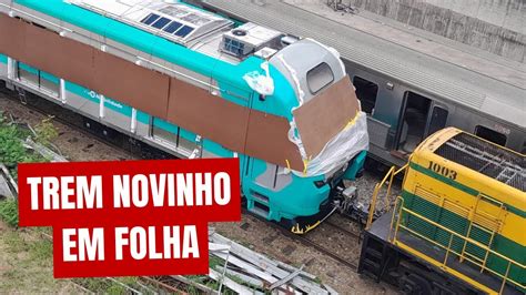 CHEGA O PRIMEIRO NOVO TREM DA VIAMOBILIDADE YouTube