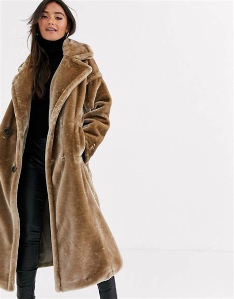 Shopping Mango Oversized Faux Fur Coat Up To 70 Off