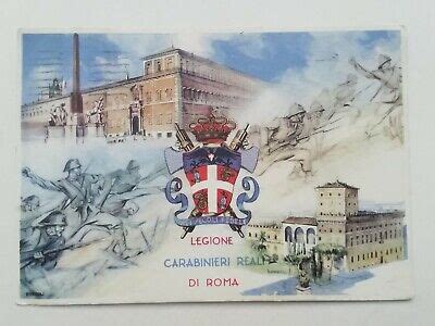 Cartolina D Ercoli Legione Territoriale Carabinieri Reali Roma Ccrr