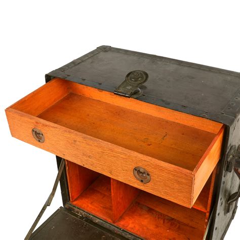 Original U.S. WWII 1942 Dated Army Officer's Folding Field Desk by