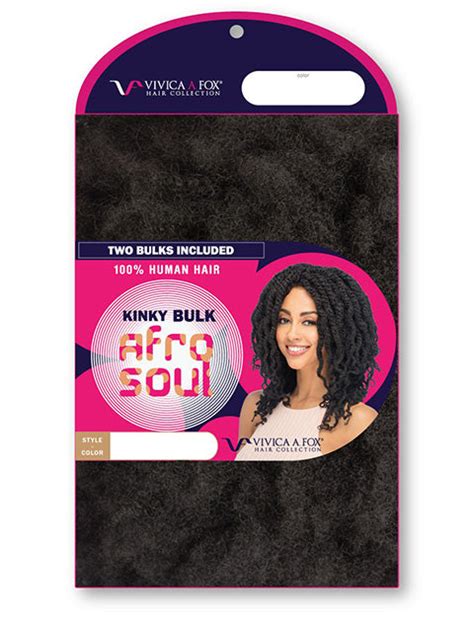 Vivica A Fox 100 Human Hair Afro Soul Kinky Bulk 16 Hkbk16 V Mega