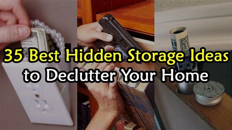 Best Hidden Storage Ideas To De Clutter Your House Youtube