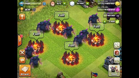 Clash Of Clans All Max Level Pekka Raid In Champions League