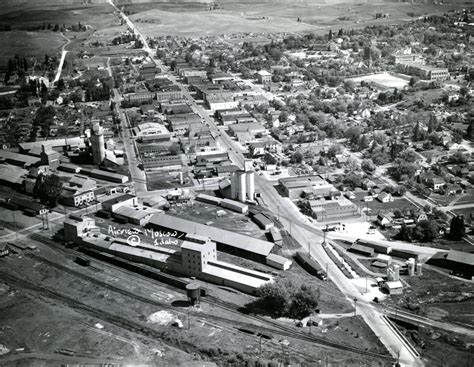 Aer View Moscow Idaho Historic Images Of Moscow Idaho