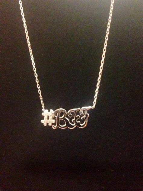 Hashtag BFF Necklace - Etsy