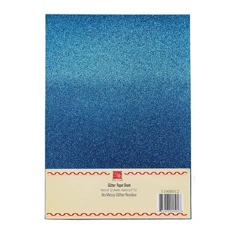 Yzh Crafts Glitter Cardstock Paper No Shed Shimmer Glitter Paper