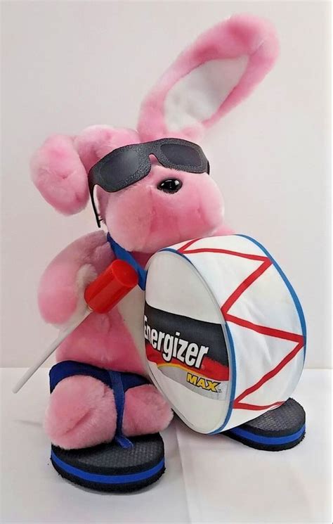 Energizer Iconic Mascot Bunny Plush Promotional Advertising Rabbit Toy