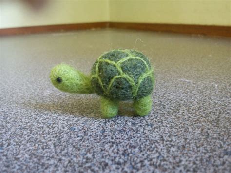 I Love Turtles This One Is So Cute Needle Felted Miniature Turtle By