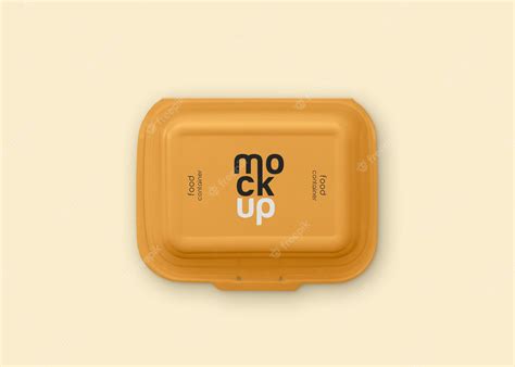 Premium Psd Food Container Mockup