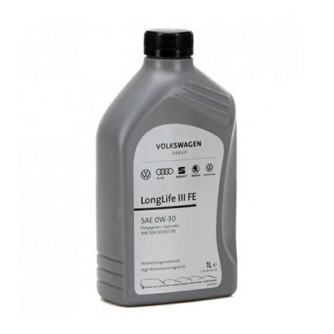 Оригинальное моторное масло VAG Longlife3 SAE 0W30, 1л, GS55545M2 (504. ...