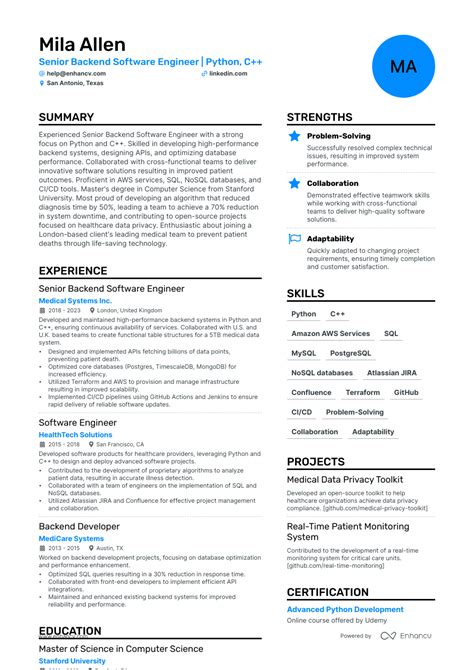 5 Aws Cloud Engineer Resume Examples And Guide For 2023