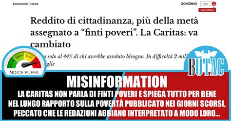 Il Reddito Di Cittadinanza La Caritas E Le Parole Non Dette Butac