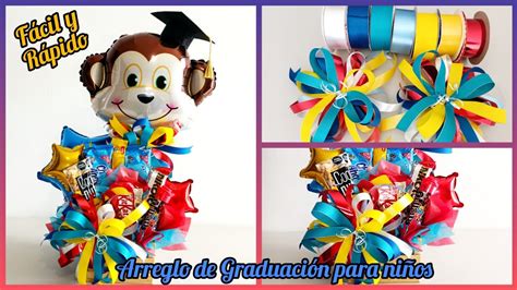 Arreglo de graduación para niños Ancheta de graduación económica