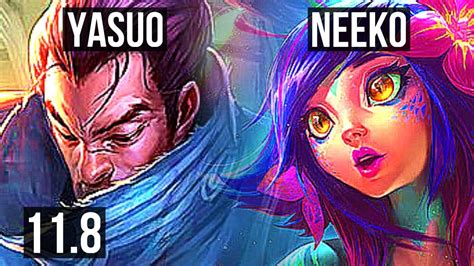 Yasuo Vs Neeko Mid 13 1 4 Legendary 1 4m Mastery 700 Games Na