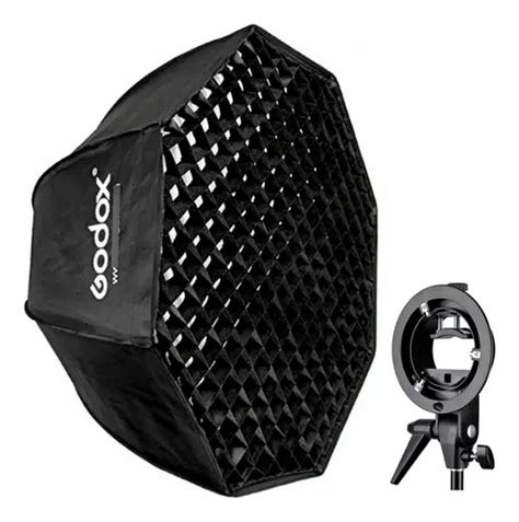 Softbox Octabox Godox Grid 120cm Bowen Adaptador P Flash