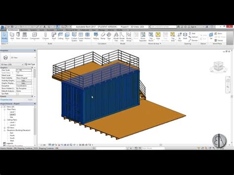 فیلم آموزشی آموزش حمل و نقل کانتینر در Revit با زیرنویس فارسی فیلم های آموزش نرم افزارهای