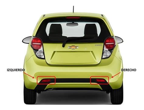 Reflejante Fascia Trasera Chevrolet Spark 1 2 2017 Derecho Envío gratis