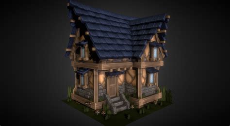 Stylized House 3d Model By Gran Lividgrain 7ead4a5 Sketchfab