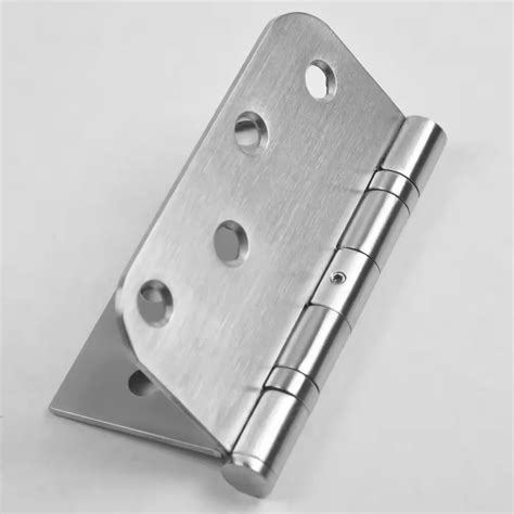 4 Steeple Tip Residential Hinge Square Corners Polished Brass Solid Brass Ball Bearing Heavy