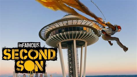 Top Of The Space Needle InFAMOUS Second Son YouTube