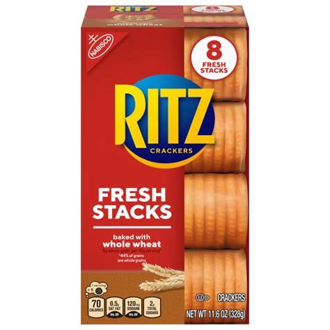 Ritz RITZ Fresh Stacks Whole Wheat Crackers 8 Count 11 6 Oz Publix