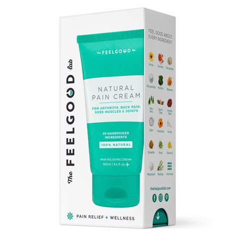 Natural Pain Relief Cream | The Feel Good Lab