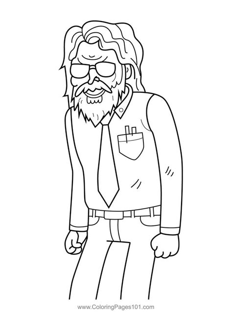 Garrett Bobby Ferguson, Jr . Regular Show Coloring Page | Regular show ...