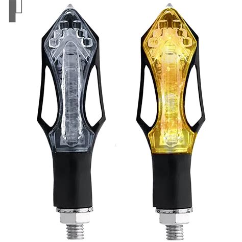 Par Pisca Seta De Moto Led Espada Esportiva Universal Pisca Para