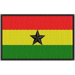 Parche Bordado Bandera GHANA