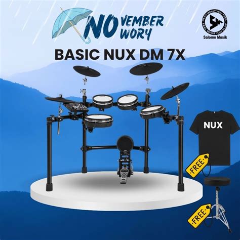 Jual Drum Elektrik Nux DM7X Original Shopee Indonesia