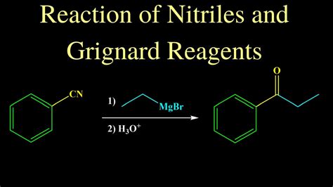 Reaction Of Nitriles And Grignard Reagents For The Synthesis Of Ketones