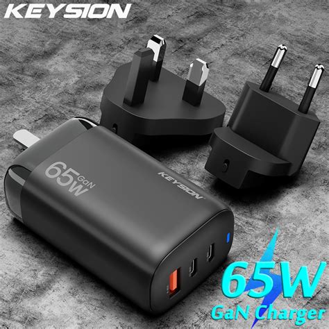 Keysion Gan Cargador Usb Tipo C Para M Vil Dispositivo De Carga R Pida