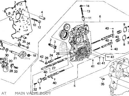 Honda ACCORD 1988 J 4DR LXI KA Parts Lists And Schematics