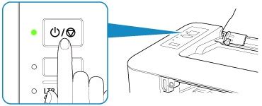 Canon Pixma Manuals Ts Series Turning The Printer On And Off