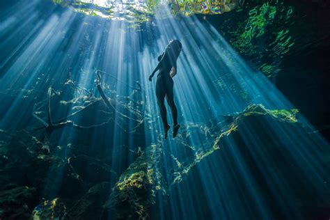 Plunge Into Mexico S Flooded Caves