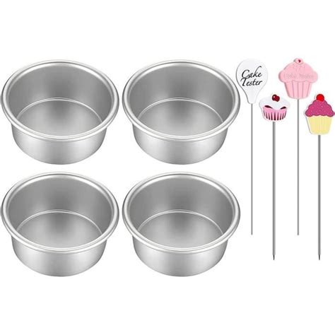 Set De Moule G Teau Mini Moules G Teaux Ronds En Aluminium Et