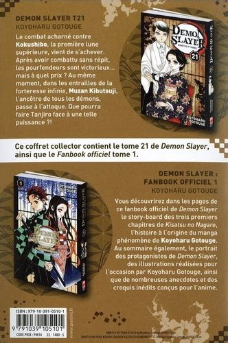 Demon Slayer Tome 21 Coffret En 2 Volumes Avec Koyoharu Gotouge