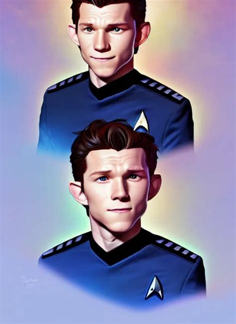 Cute Star Trek Officer Tom Holland Natural Lighting Stable