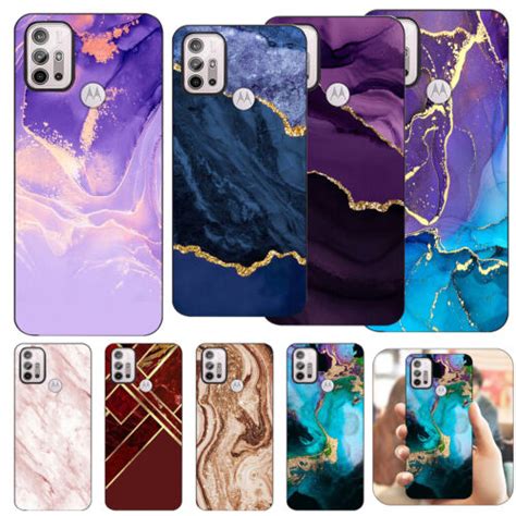 Case For Motorola Moto G Stylus G Power G Play G54 5G Marble Texture