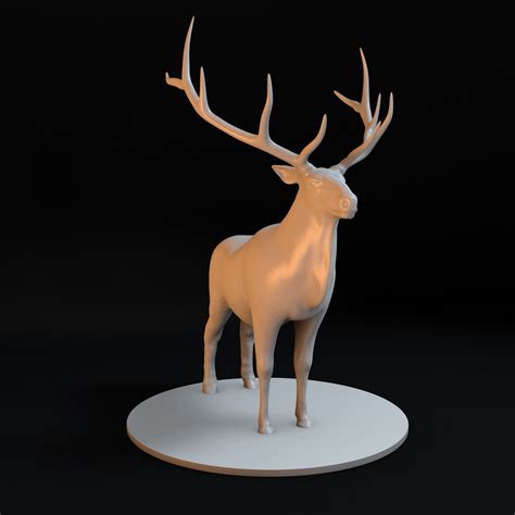 Giant Elk Tabletop Miniature – QuestBourne