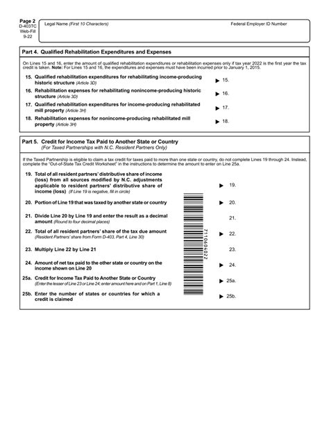 Form D 403tc 2022 Fill Out Sign Online And Download Fillable Pdf North Carolina