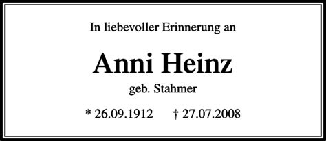 Anni Heinz Gedenken Stormarner Tageblatt