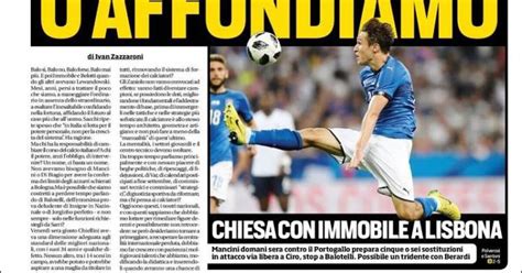 Corriere Dello Sport Italia Domingo 9 De Septiembre De 2018 Infobae