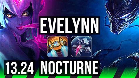 Evelynn Vs Nocturne Jng Rank Eve Games Godlike Kr