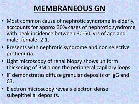 Glomerular Diseases Ppt